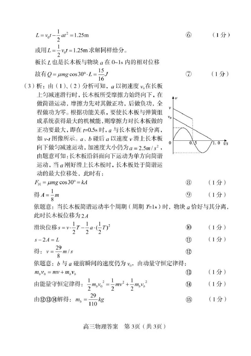 2025届福建省龙岩市高三下学期3月一模物理试题含答案答案_2025年3月_250310福建省龙岩市2025届高三下学期3月教学质量检测（全科）