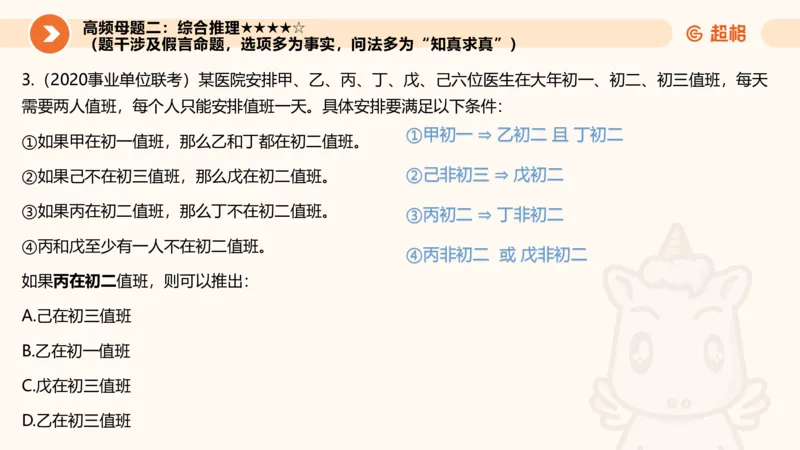 逻辑判断-朴素逻辑综合训练_2026考公资料_超格合集_公考-理论班2026超格行测申论（六合一）理论实战班_判断推理理论实战班程意&义恒_课件