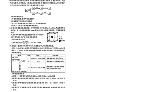 2026届湖北省黄冈九调化学试题_2025年9月_250918湖北省黄冈市2025年高三9月起点考试（全科）_26届高三黄冈九调