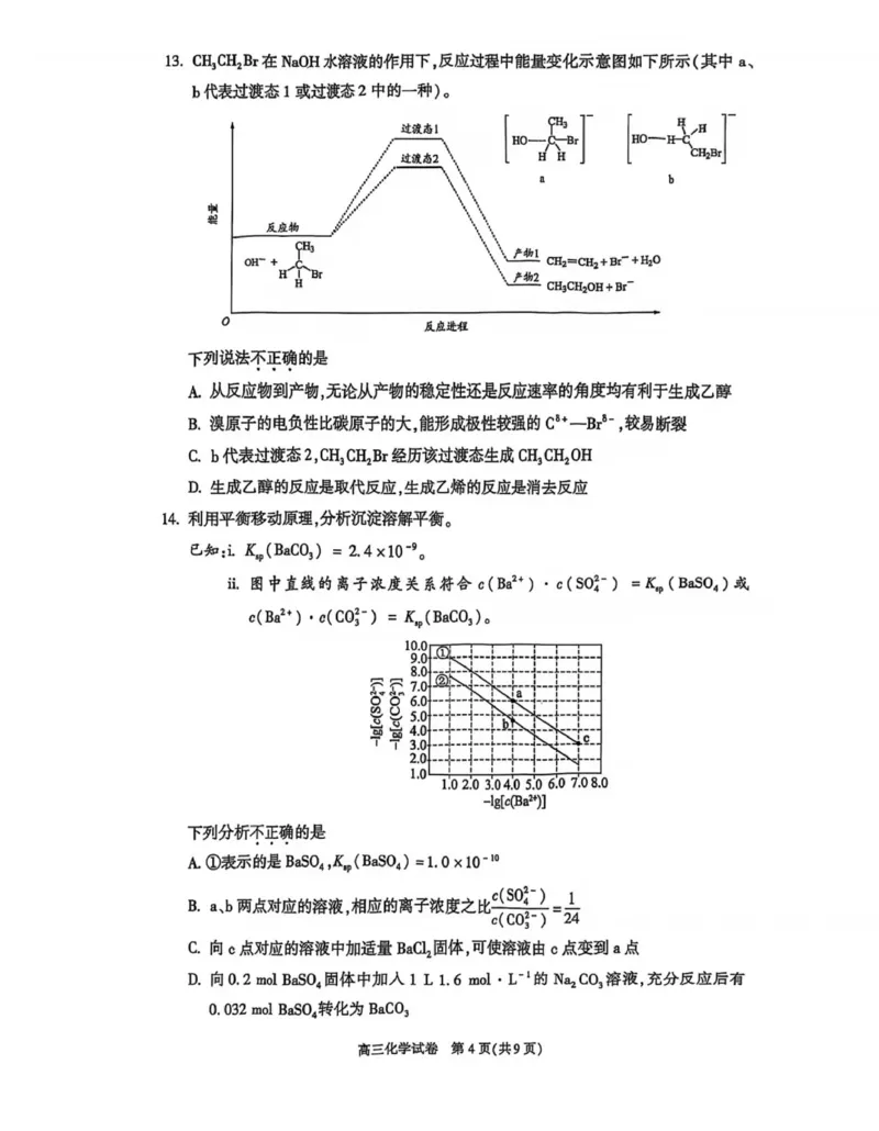 2025年北京市朝阳区高三二模-化学+答案_2025年5月_2505132025年北京市朝阳区高三二模（全科）