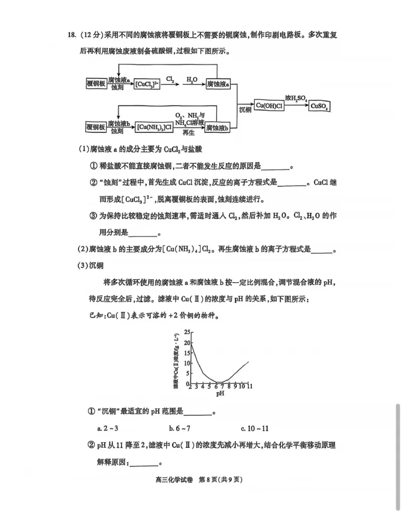 2025年北京市朝阳区高三二模-化学+答案_2025年5月_2505132025年北京市朝阳区高三二模（全科）
