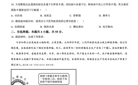 2025《高考真题&bull;山东》地理_2025《全国高考真题卷》各地方卷_2025《高考真题&bull;山东》
