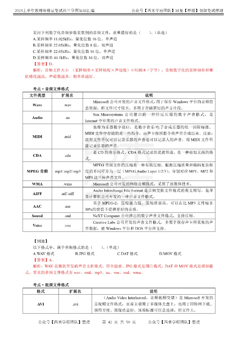 高中信息-知识导图汇编_4-教培资料-26年最新资料-同步更新_初中高中教资_03科三专项（进去保存报考的学科即可）_01科目三FB网课、三色速记手册、知识点导图等推荐_高中