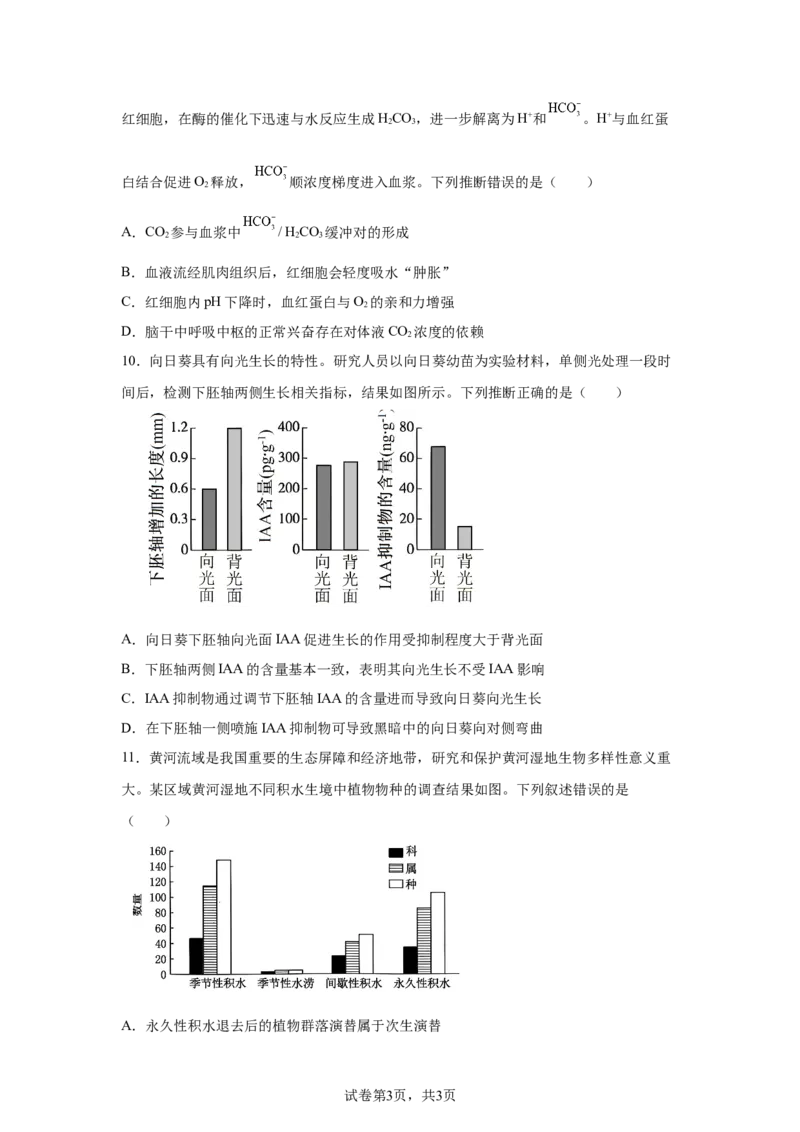 河南2025年高考河南卷生物高考真题文档版_1.高考2025全国各省真题+答案_9.高考生物真题答案更新中