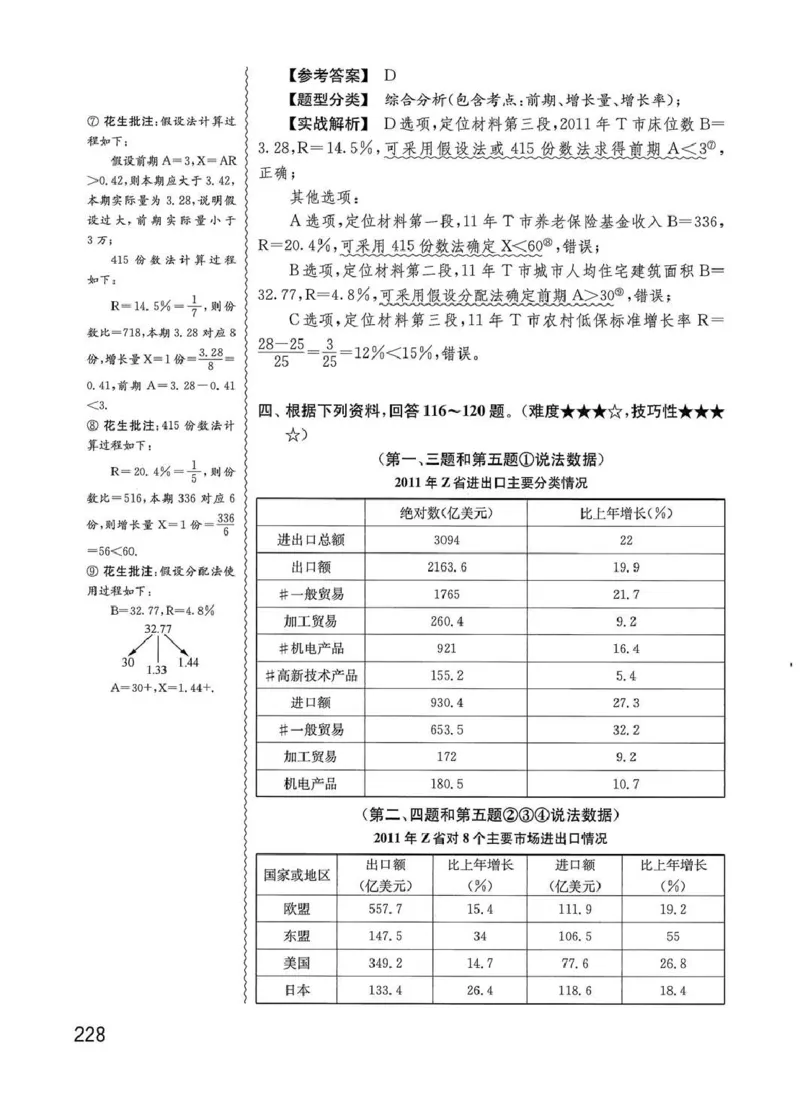 资料分析1200题解析篇_2026考公资料_花生十三合集_刷题花生十三数量关系1200题资料分析1200题⭐⭐_2020升级版花生资料分析1200题