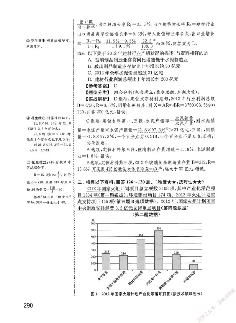 资料分析1200题解析篇_2026考公资料_花生十三合集_刷题花生十三数量关系1200题资料分析1200题⭐⭐_2020升级版花生资料分析1200题