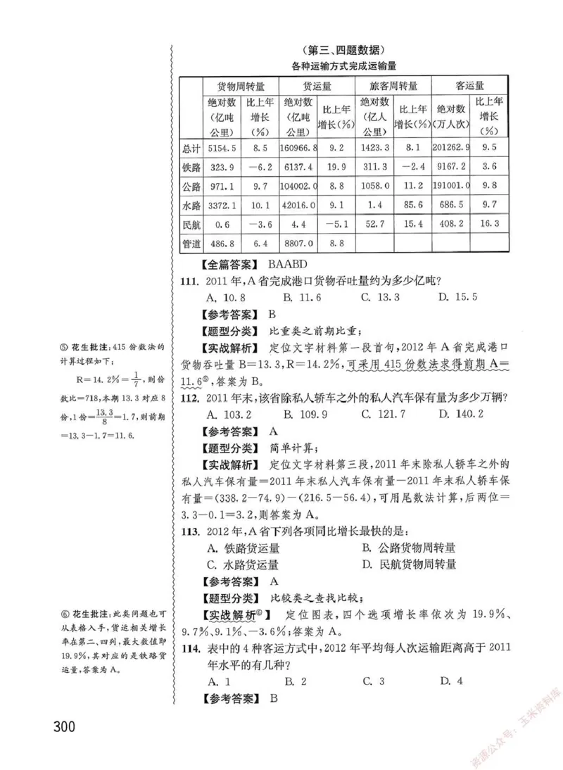 资料分析1200题解析篇_2026考公资料_花生十三合集_刷题花生十三数量关系1200题资料分析1200题⭐⭐_2020升级版花生资料分析1200题