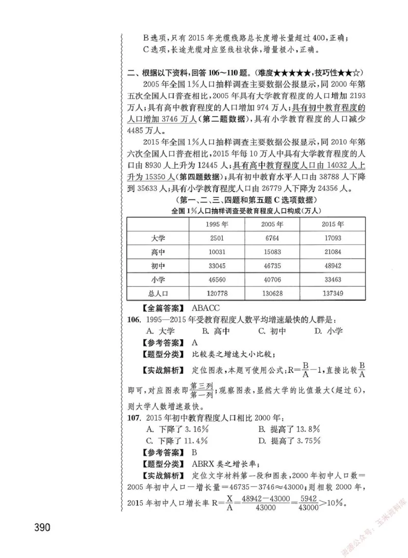 资料分析1200题解析篇_2026考公资料_花生十三合集_刷题花生十三数量关系1200题资料分析1200题⭐⭐_2020升级版花生资料分析1200题