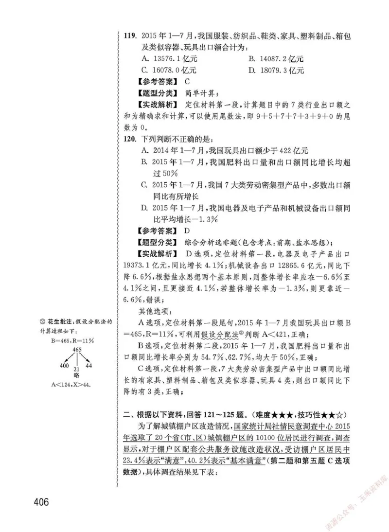 资料分析1200题解析篇_2026考公资料_花生十三合集_刷题花生十三数量关系1200题资料分析1200题⭐⭐_2020升级版花生资料分析1200题