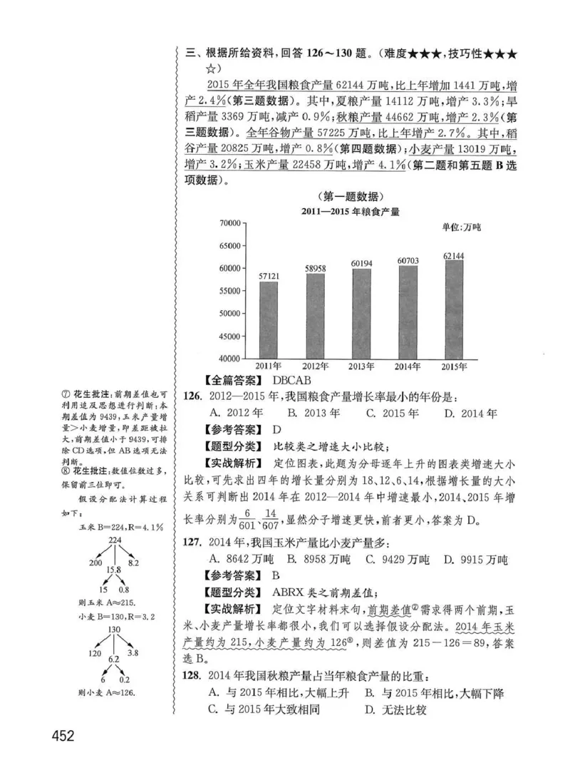 资料分析1200题解析篇_2026考公资料_花生十三合集_刷题花生十三数量关系1200题资料分析1200题⭐⭐_2020升级版花生资料分析1200题