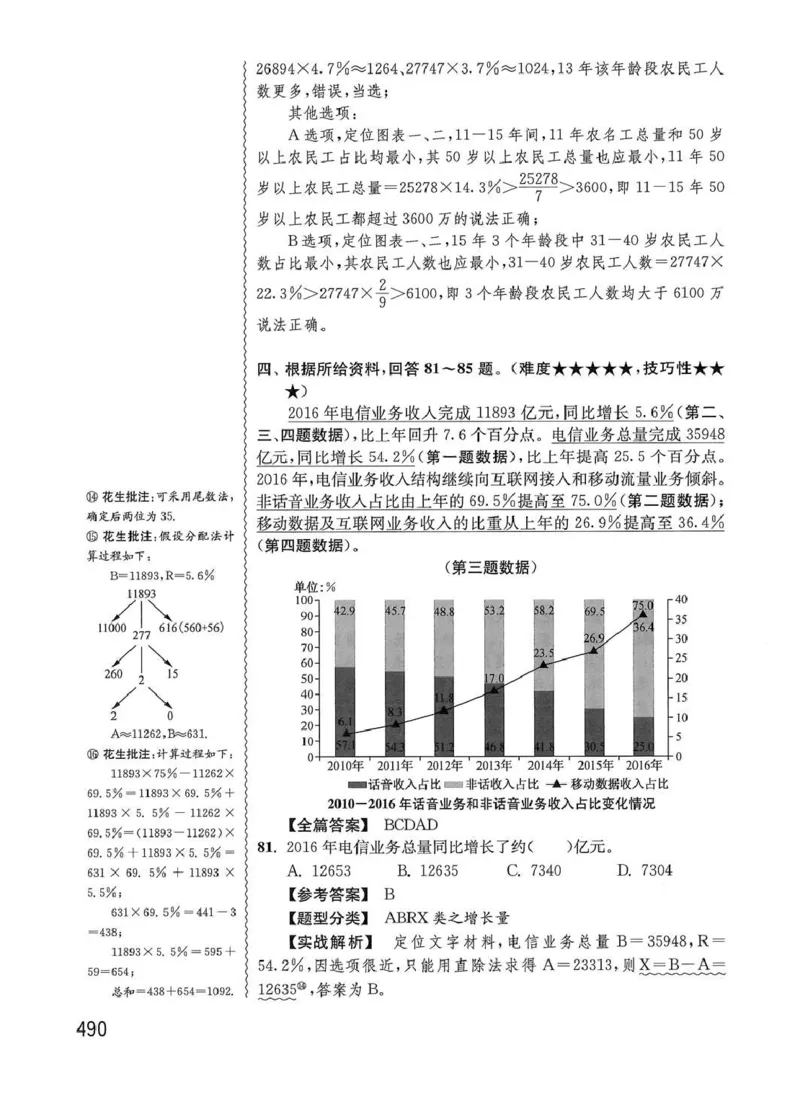资料分析1200题解析篇_2026考公资料_花生十三合集_刷题花生十三数量关系1200题资料分析1200题⭐⭐_2020升级版花生资料分析1200题