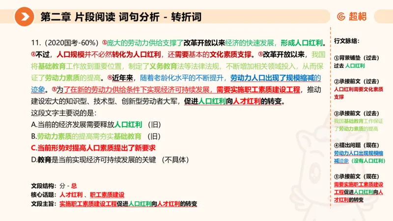 超格六合一言语-第二节-主旨理解题-转折因果词_2026考公资料_超格合集_公考-理论班2026超格行测申论（六合一）理论实战班_言语理解理论实战班老于_课件