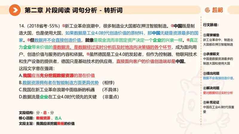 超格六合一言语-第二节-主旨理解题-转折因果词_2026考公资料_超格合集_公考-理论班2026超格行测申论（六合一）理论实战班_言语理解理论实战班老于_课件