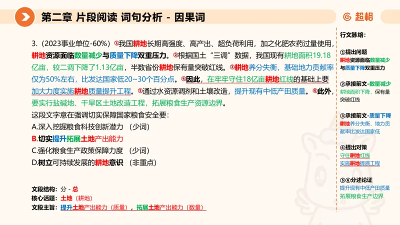 超格六合一言语-第二节-主旨理解题-转折因果词_2026考公资料_超格合集_公考-理论班2026超格行测申论（六合一）理论实战班_言语理解理论实战班老于_课件