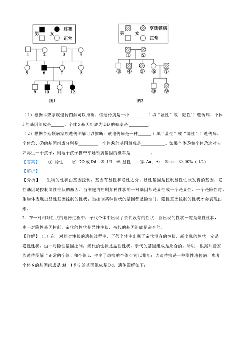 精品解析：山东省泰安市2021年中考生物试题（解析版）_中考真题_8.生物中考真题2015-2024年_2021中考生物真题64份_2021山东省_精品解析：山东省泰安市2021年中考生物试题