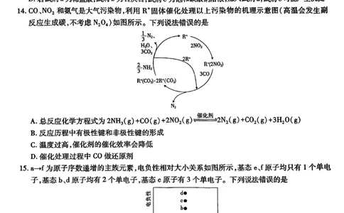 上进联考2025-2026学年新高三秋季入学摸底考试化学_2025年8月_250830广东省上进联考2025-2026学年新高三秋季入学摸底考试（全科）