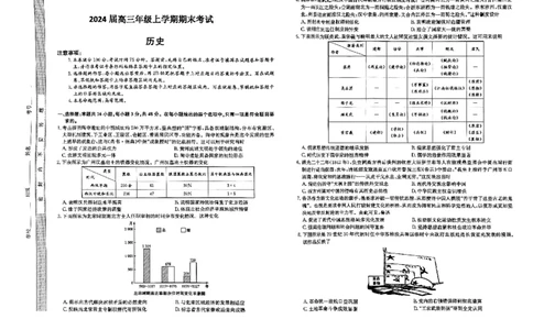 高三历史_2024届河北省唐县第一中学高三上学期1月期末考试_河北省唐县第一中学2024届高三上学期1月期末考试历史