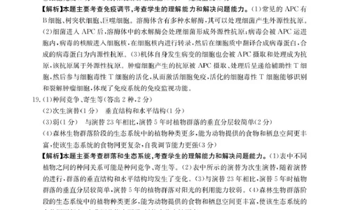 B000624818_6生物358C答案(1)_2025年2月_250228陕西省商洛市2025届高三第二次模拟考试（金太阳358C）（全科）_陕西省商洛市2025届高三第二次模拟考试生物学