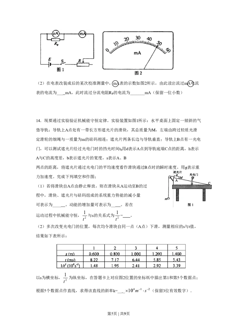 2011年高考物理试卷（海南）（空白卷）_物理历年高考真题_新&middot;PDF版2008-2025&middot;高考物理真题_物理（按年份分类）2008-2025_2011&middot;高考物理真题