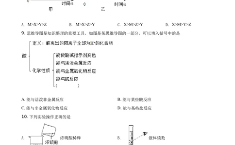 精品解析：湖北省黄石市2021年中考化学试题（原卷版）_中考真题_5.化学中考真题2015-2024年_地区卷_湖北省_湖北黄石化学12-22