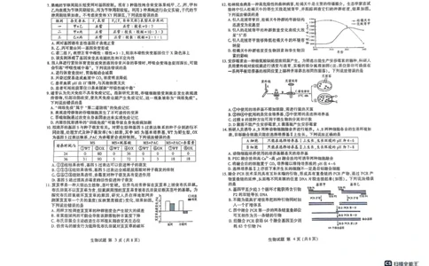 2025届山东省潍坊市高三下学期5月三模生物试题（含答案）_2025年5月_250519山东省潍坊市2025届高三下学期三模考试（全科）