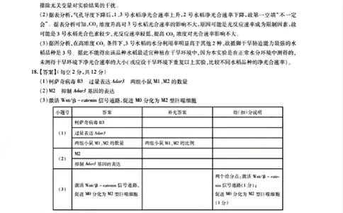 上进联考2025-2026学年新高三秋季入学摸底考试生物答案_2025年8月_250830广东省上进联考2025-2026学年新高三秋季入学摸底考试（全科）