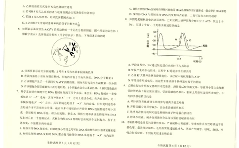 云南省临沧地区中学2024&mdash;2025学年高三下学期入学考试生物试题（含答案）_2025年8月_250813云南省临沧地区中学2026届高三上学期入学模拟检测