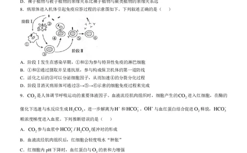 精品解析：2025年高考河南卷生物高考真题解析（参考版）_1.高考2025全国各省真题+答案_00.2025各省市高考真题及答案（按省份分类）_12、河南卷（9科全）_生物