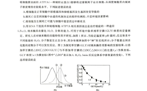 2025届湖南省娄底市高三下学期4月教学质量检测生物试题_2025年4月_2504192025届湖南天壹名校联盟高三4月大联考（娄底4月二模）（全科）