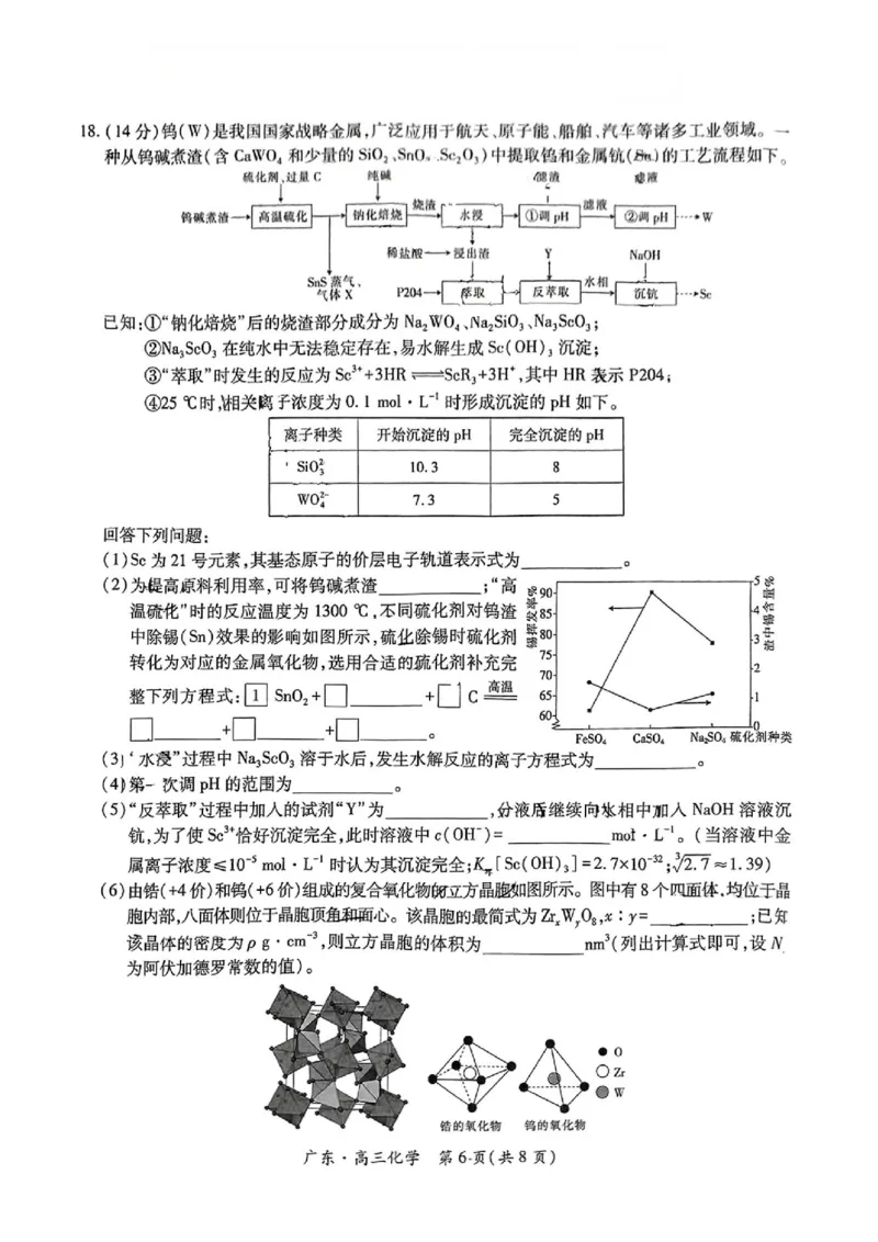 上进联考-2025届广东省高三5月联合测评-化学试卷_2025年5月_250514广东上进联考2025届高三5月联合测评（全科）