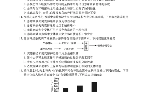 2025年湖北省八市高三（3月）联考生物_2025年3月_2503142025年湖北省八市高三(3月)联考（全科）_生物