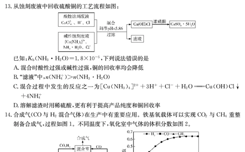 化学试卷（一中二模）_2025年5月_05212025届湖南省长沙市第一中学高三下学期模拟考试（二）_2025届湖南省长沙市第一中学高三下学期模拟考试（二）化学试卷