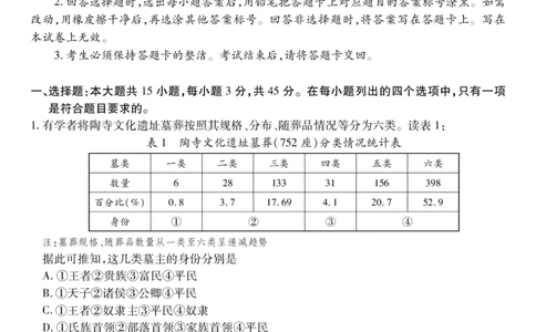 26届8月江西高三开学考试&middot;历史8.13_2025年8月_250829江西省上进联考2025-2026学年新高三秋季入学摸底考试