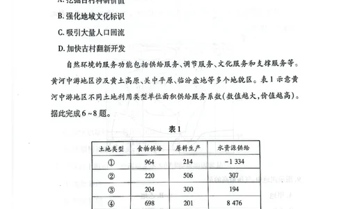 2025届河南省天一大联考高三模拟预测地理试题_2025年5月_05222025届河南省天一大联考高三模拟预测
