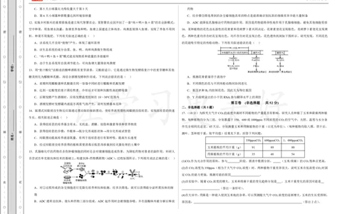 (8.14)-点睛押题卷&mdash;&mdash;贵州卷_2024高考押题卷_132024高途全系列_26高途点睛卷_2024点睛密卷-生物
