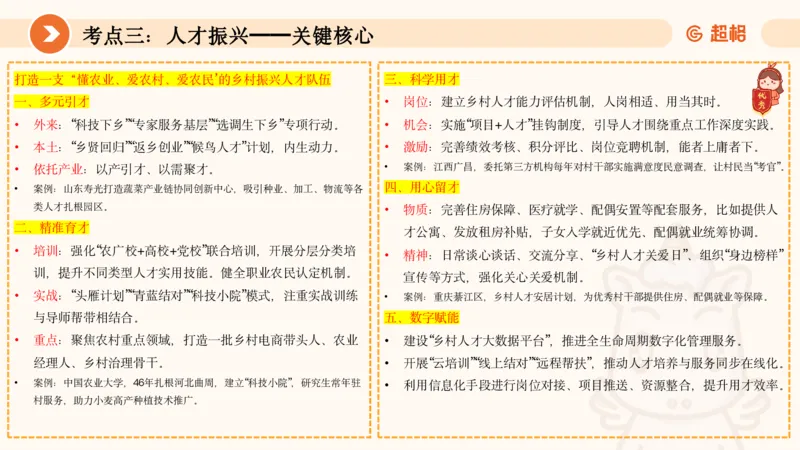 面试热点-乡村振兴中617_20250617151558_2026考公资料_超格合集_公考-理论班2026超格行测申论（六合一）理论实战班_赠送-面试热点积累_讲义