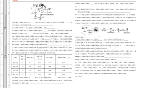 (8.8)-点睛押题卷&mdash;&mdash;甘肃卷_2024高考押题卷_132024高途全系列_26高途点睛卷_2024点睛密卷-生物