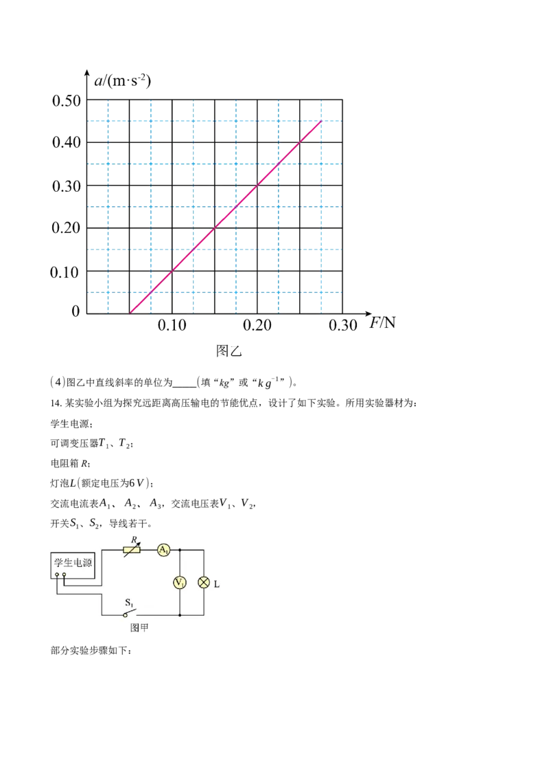 2025《高考真题&bull;山东》物理真题+解析_2025《全国高考真题卷》各地方卷_2025《高考真题&bull;山东》