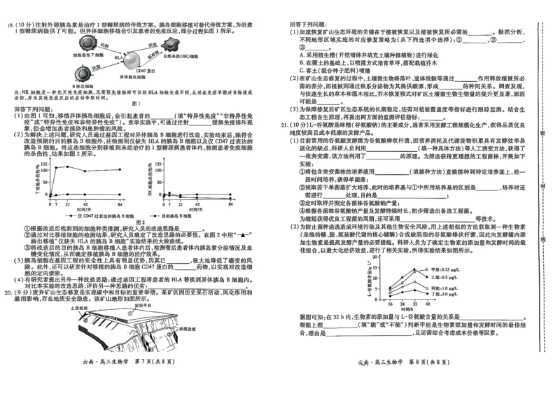 云南民族大学附属高级中学2026届高三联考卷（二）生物_2025年10月_12026年试卷教辅资源等多个文件_251018云南民族大学附属高级中学2026届高三联考卷（二）（全科）