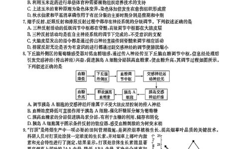 九师联盟2025届高三3月质量检测生物_2025年3月_250329九师联盟2025届高三3月质量检测（全科）_九师联盟2025届高三3月质量检测生物