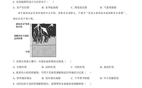 2025《高考真题&bull;江苏》地理试卷+答案_2025《全国高考真题卷》各地方卷_2025《高考真题&bull;江苏》