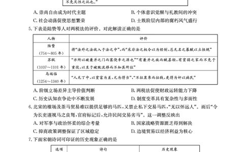 2025年&ldquo;江南十校&rdquo;新高三第一次综合素质检测历史_2025年10月_251012安徽省2025年&ldquo;江南十校&rdquo;新高三第一次综合素质检测（全科）