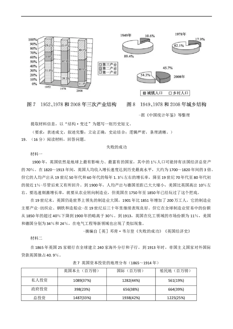 2025届山东省枣庄市高三下学期二模历史试题（含答案）_2025年3月_250319山东省枣庄市2025届高三模拟考试（枣庄二调）（全科）_山东省枣庄市2025届高三模拟考试（枣庄二调）历史