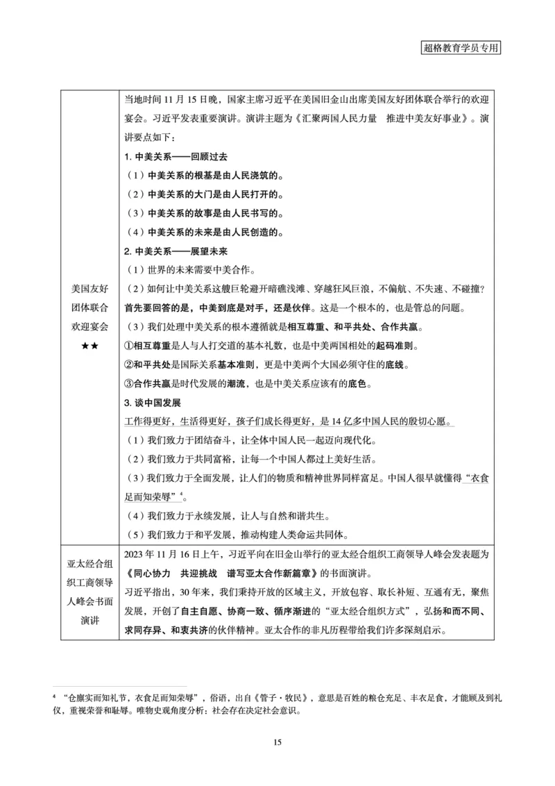 超格2023年11月时政讲义+60题_2026考公资料_（05）超格_超格时政_超格全国时政重点+重要会议讲话+720题