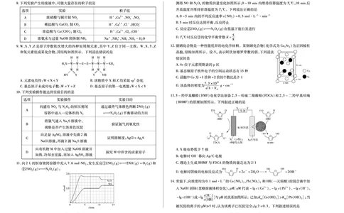 化学安徽高三8月秋季检测_2025年8月_250830天一大联考&middot;安徽省2025-2026学年高三上学期8月秋季检测（全科）_天一大联考&middot;安徽省2025-2026学年高三上学期8月秋季检测化学