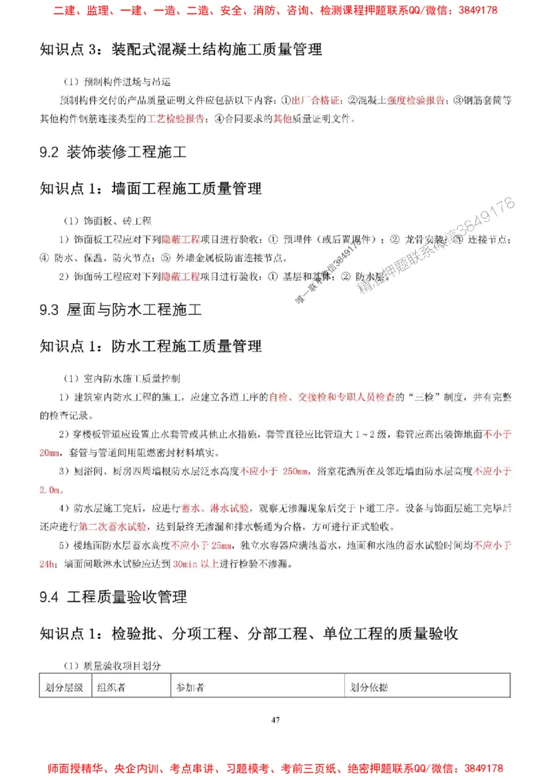 2025年二建建筑嗨学-考点速记手册_2026年一级建造师_2026年一建建筑_2025年一建建筑SVIP_01-精华文档✿电子教材✿历年真题_41-建筑《考点速记手册》HX
