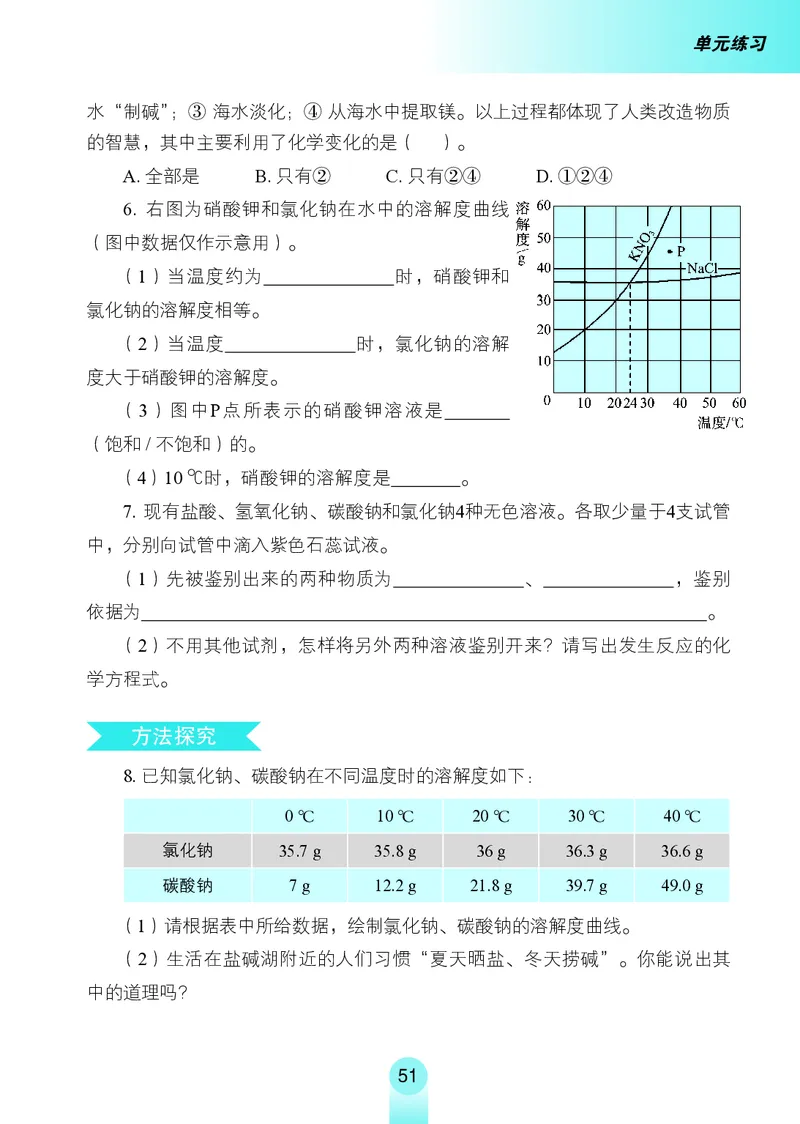 鲁教版9年级化学下册高清教材_4-教培资料-26年最新资料-同步更新_初中高中教资_03科三专项（进去保存报考的学科即可）_02科三专项（笔记真题思维导图教学设计版本二）