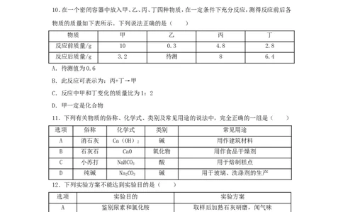 辽宁省丹东市2018年中考化学真题试题（含答案）_中考真题_5.化学中考真题2015-2024年_2018中考真题卷（277份）
