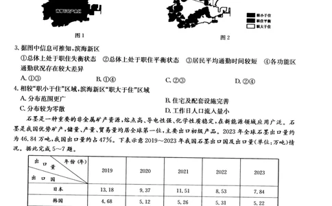 2025届高三押题信息卷（一）地理_2025年5月_2505032025届高三押题信息卷（一）