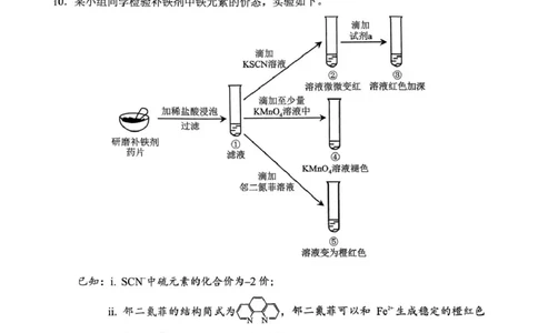 北京市丰台区2024-2025学年高三上学期期末考试化学试卷（含答案）_2025年1月_250112北京市丰台区2024-2025学年高三上学期期末考试